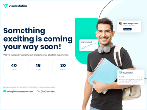 Coming Soon Page Design Sketch Resource