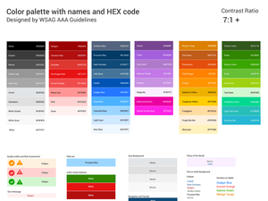 WSAG AAA Guidelines Color Palette Sketch Resource