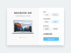 Customize Product Page