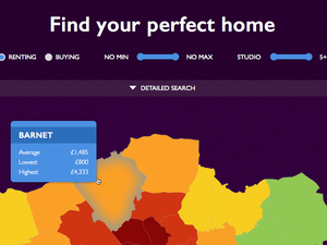 London Property Finder Landing Page