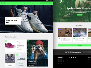 Store Landing Page