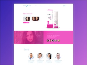 Face Care Landing Page