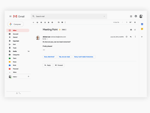 Gmail – Material Design 2.0 Concept