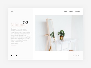 Minimal Website Concept