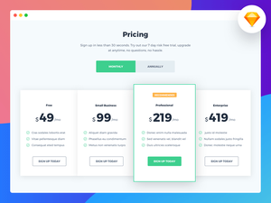 Pricing Page Template