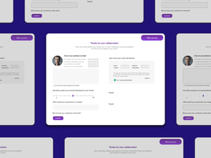Product Reviews and Survey Page Concept