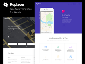 Replacer – Sketch Web Templates