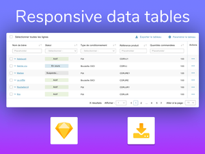 Responsive Data Tables for Sketch