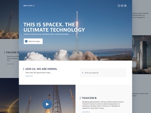SpaceX Redesign Konzept