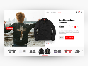 Supreme NY Product Page