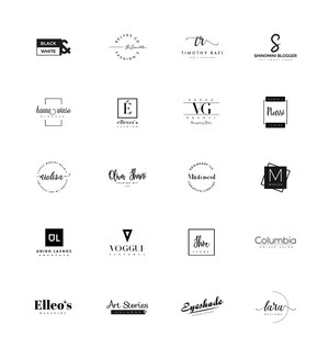 20 kostenlose minimale Logos