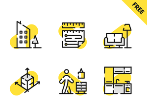 Architecture Icons for Illustrator