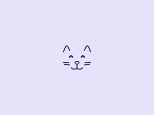 Vector de icono de gato