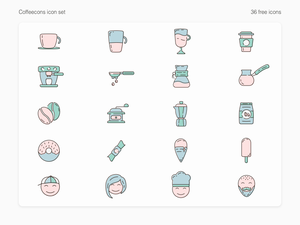 Coffeecons – Coffee Icons Set