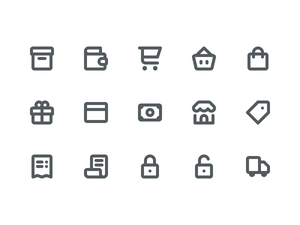 E-Commerce Vector Icons