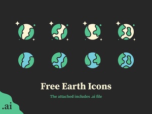Earth Icons Pack