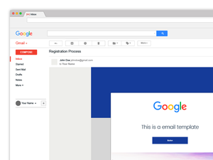 Gmail Illustrator Template