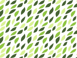Green Leaf Pattern Vector