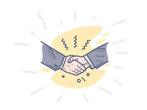 Handshake Illustration