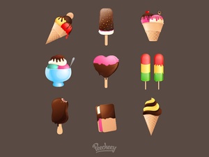 Иконки мороженого
