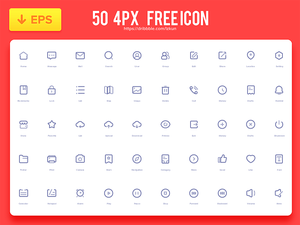 50 iconos vectoriales gratis