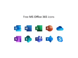 Icônes Microsoft Office 365