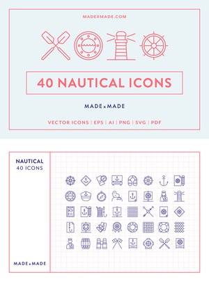 Nautical Vector Icons