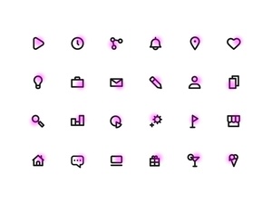 Neon Icons Pack