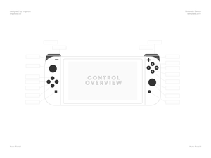 Nintendo Switchコントローラーベクトルテンプレート