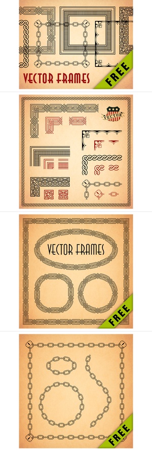 Vector Borders & Corners Frames