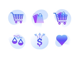 Shopping Icons Set