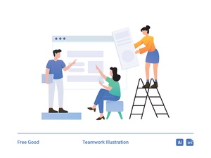 Teamwork -Illustration
