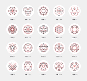 Geometriemuster der Tessellation