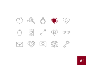 Valentine Theme Icons