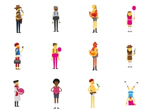 Vector Characters Pack