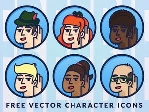 Vector Characters Icons