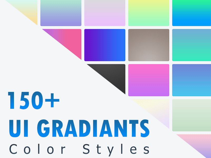 150+ gradients Adobe XD