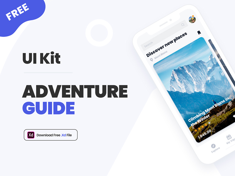Guide d'aventure xD Kit d'interface utilisateur