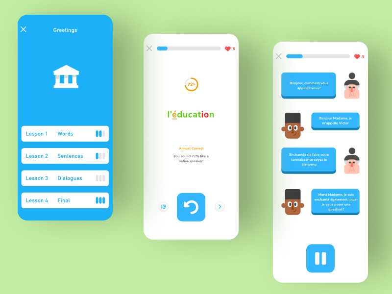 Duolingo機能の再設計（Duospeak）