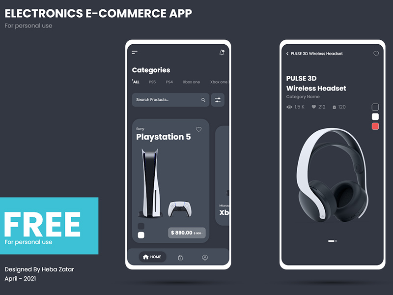 Gadgets E-Commerce App UI