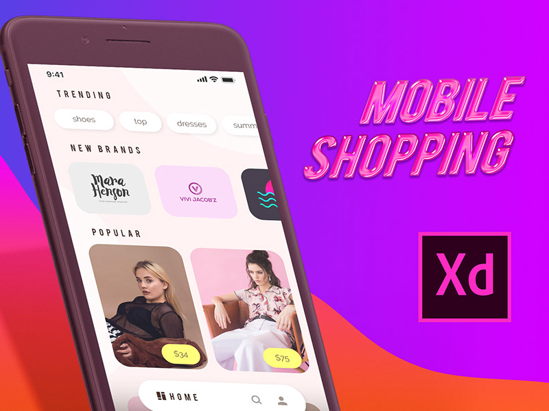 Xd модное приложение для покупок