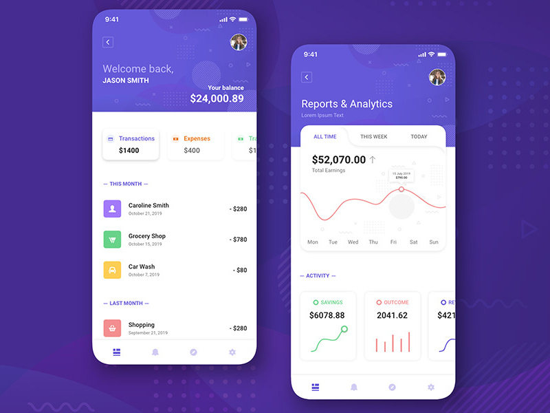 Finance App UI