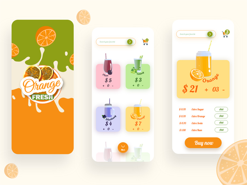 Juice App UI