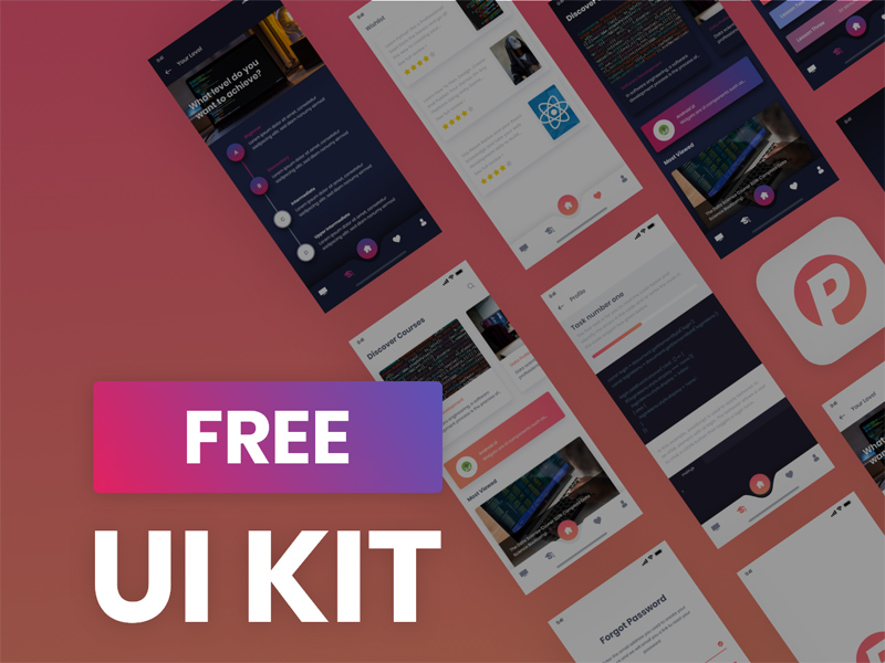 Online -Kurse Adobe XD UI Kit
