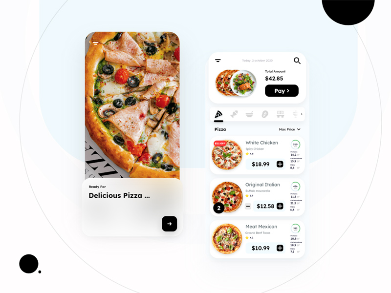 Aplicación de pedido de pizza