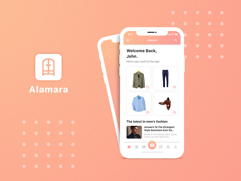 Smart Garderobe App UI