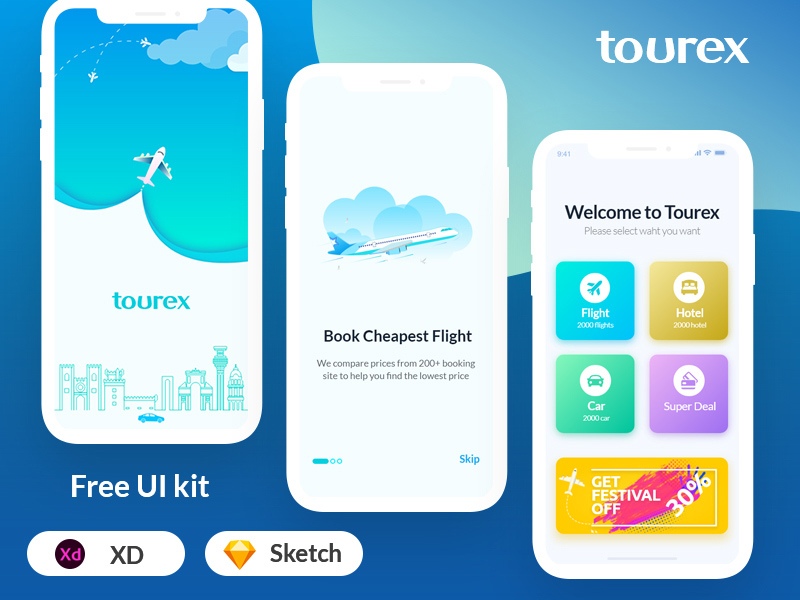 Tourex - комплект приложений для путешествий