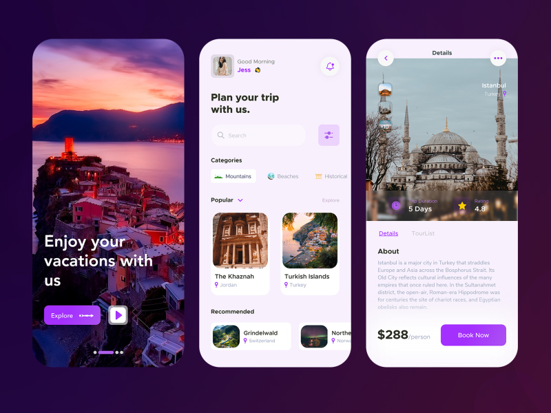 旅行アプリのコンセプト