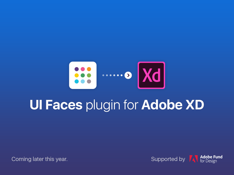 Complemento de cara de interfaz de usuario para Adobe XD