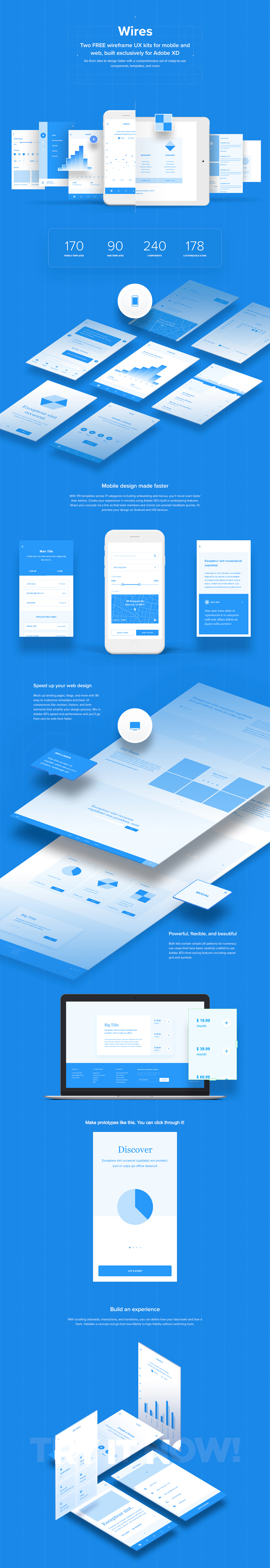 Adobe XD Wireframe Kits - Drähte